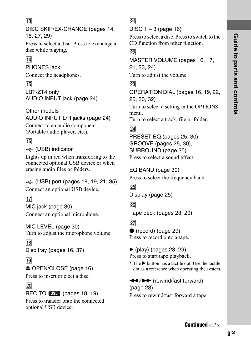 Sony 3-287-077-14(2) User Manual | Page 9 / 48