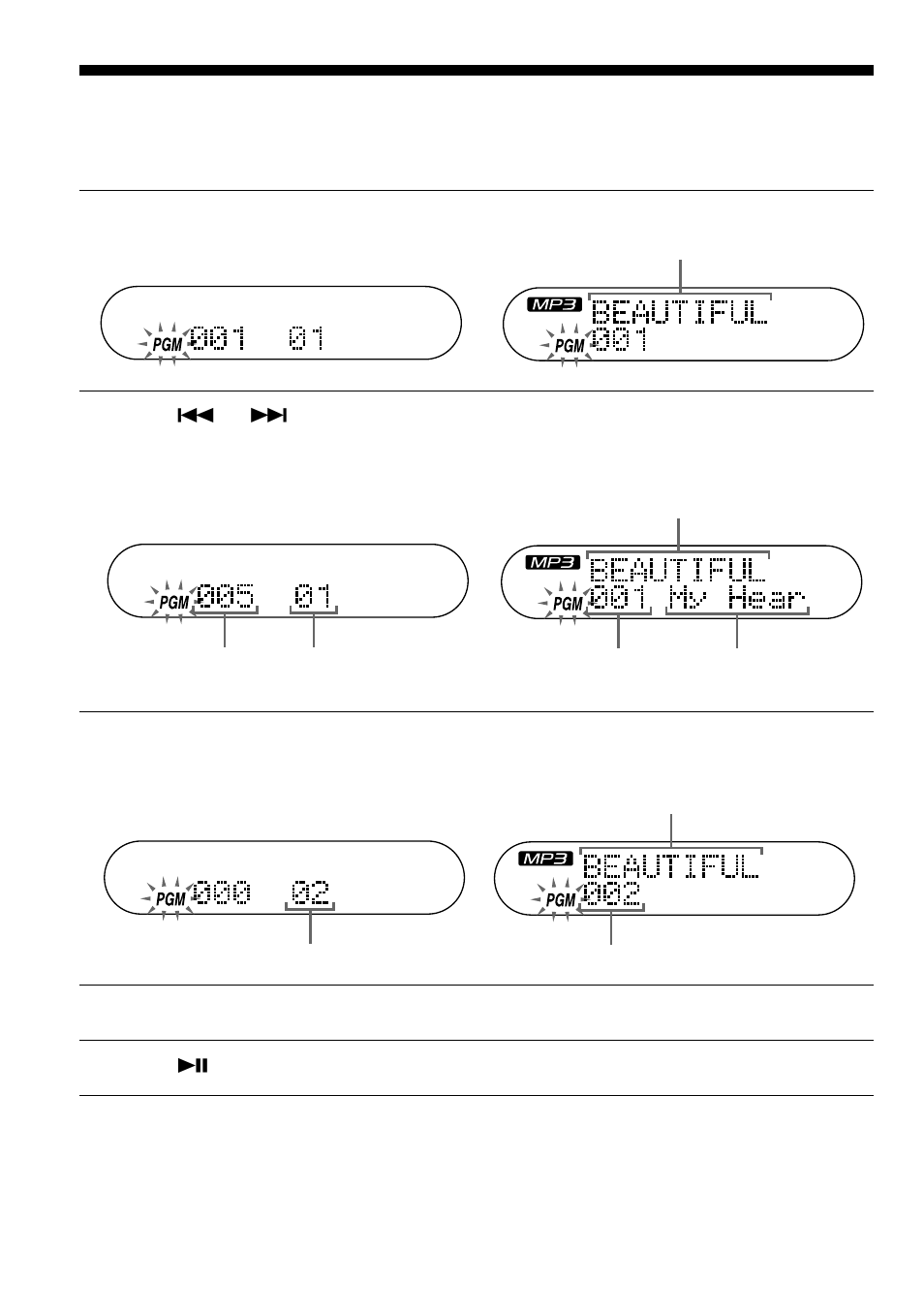 Playing tracks in your favorite order (pgm play), Playing tracks in your favorite order, Pgm play) | Sony D-CJ01 User Manual | Page 14 / 32