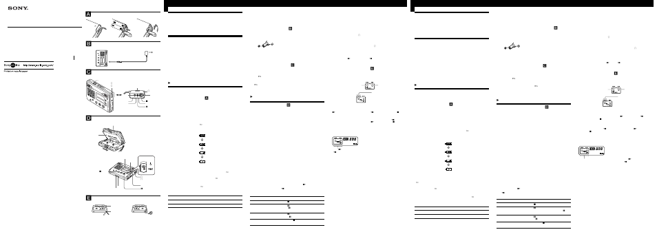 Sony TCS-100DV User Manual | 2 pages