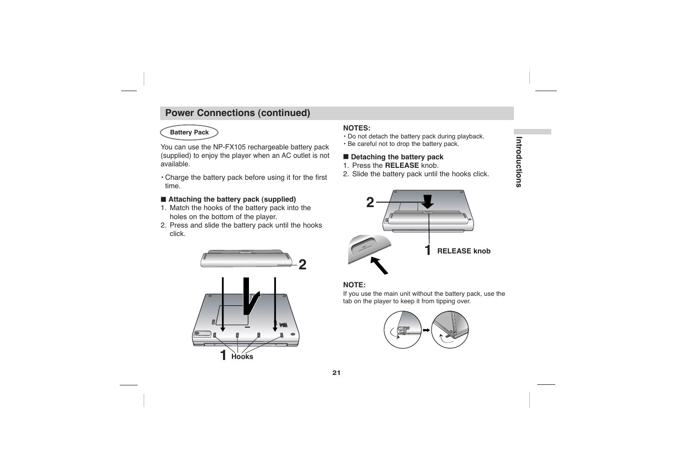 Sony DVP-FX705 User Manual | Page 21 / 55