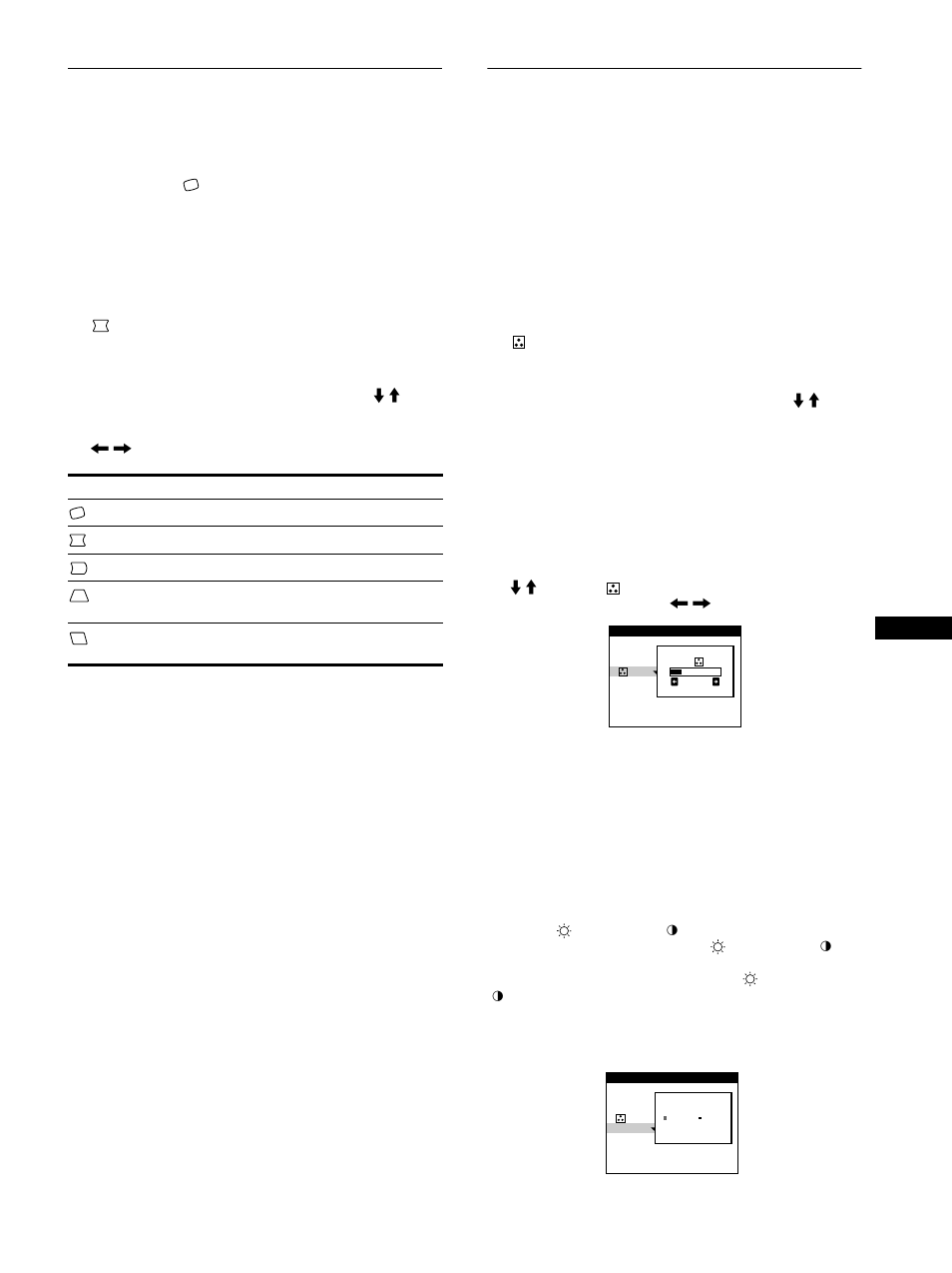 Einstellen der form des bildes (geom), Einstellen der farben des bildes (farbe), Seite 11 | Farbe (seite 11) | Sony Trinitron CPD-E400E User Manual | Page 43 / 132