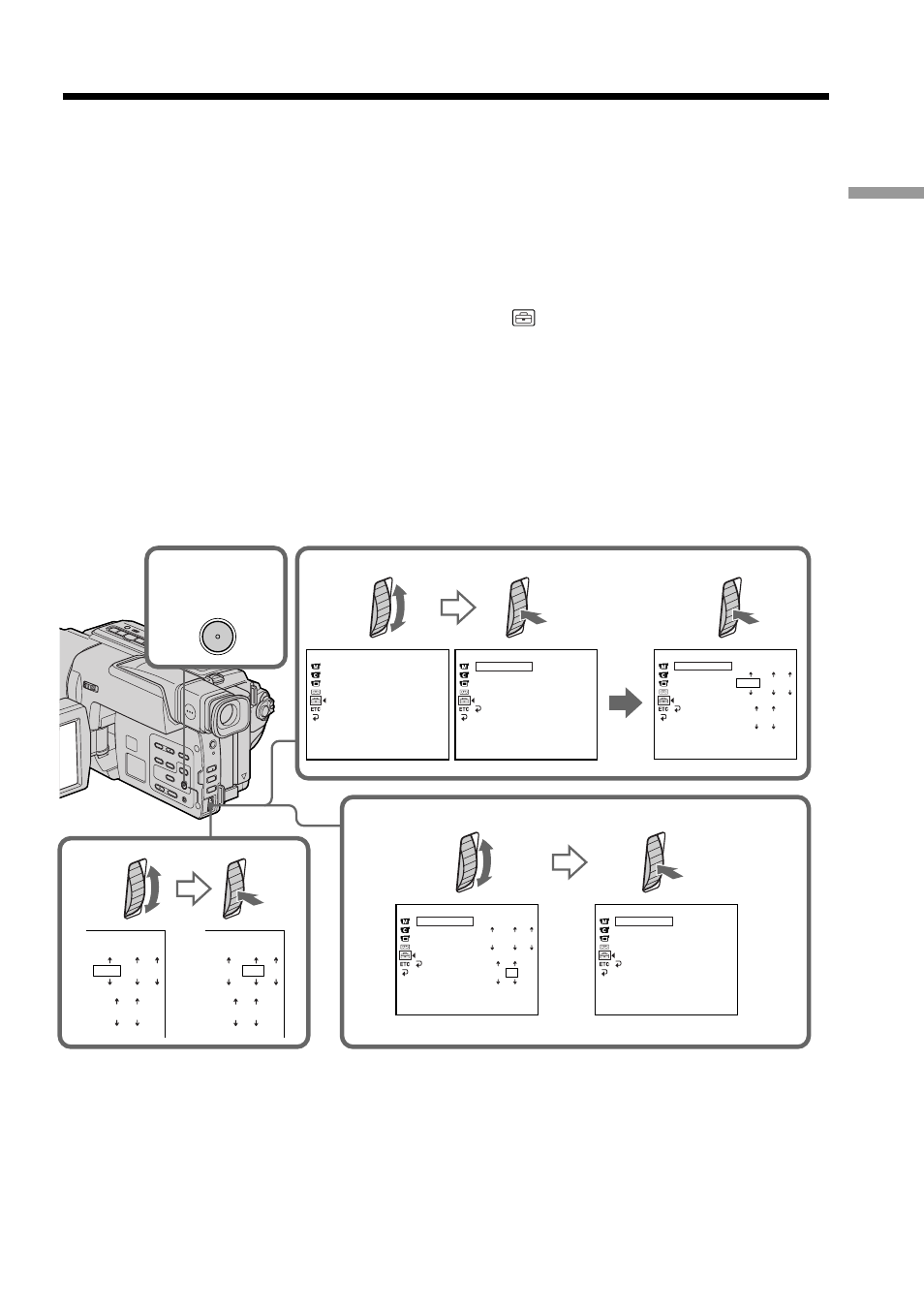 Step 2 setting the date and time | Sony CCD-TRV49 User Manual | Page 17 / 80