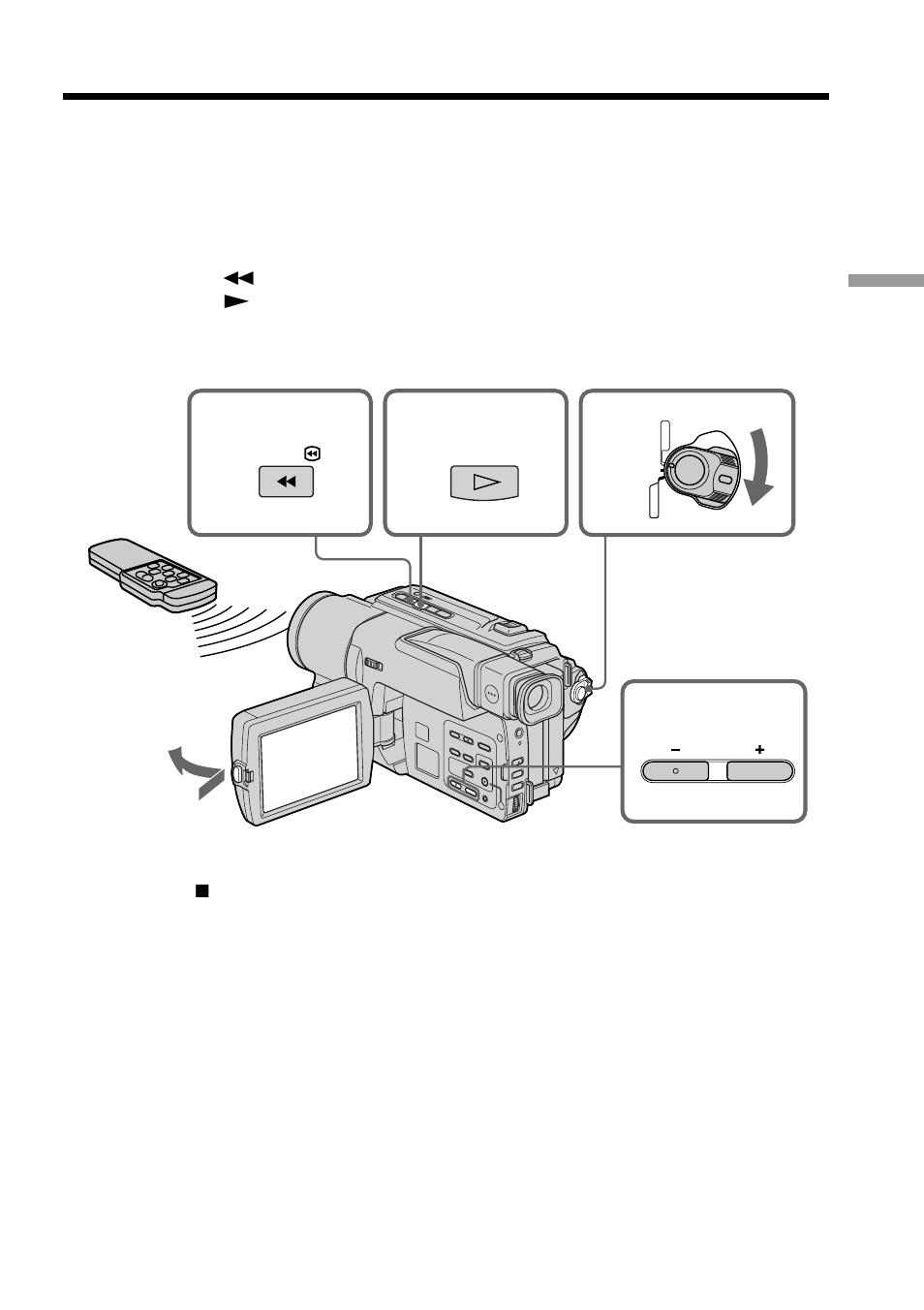 Playback – basics, Playing back a tape | Sony CCD-TRV49 User Manual | Page 29 / 80