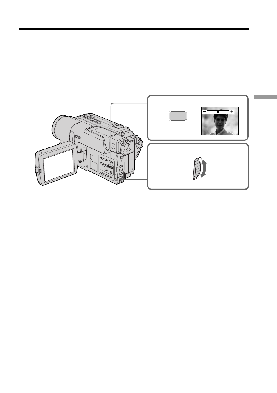 Adjusting the exposure manually | Sony CCD-TRV49 User Manual | Page 41 / 80