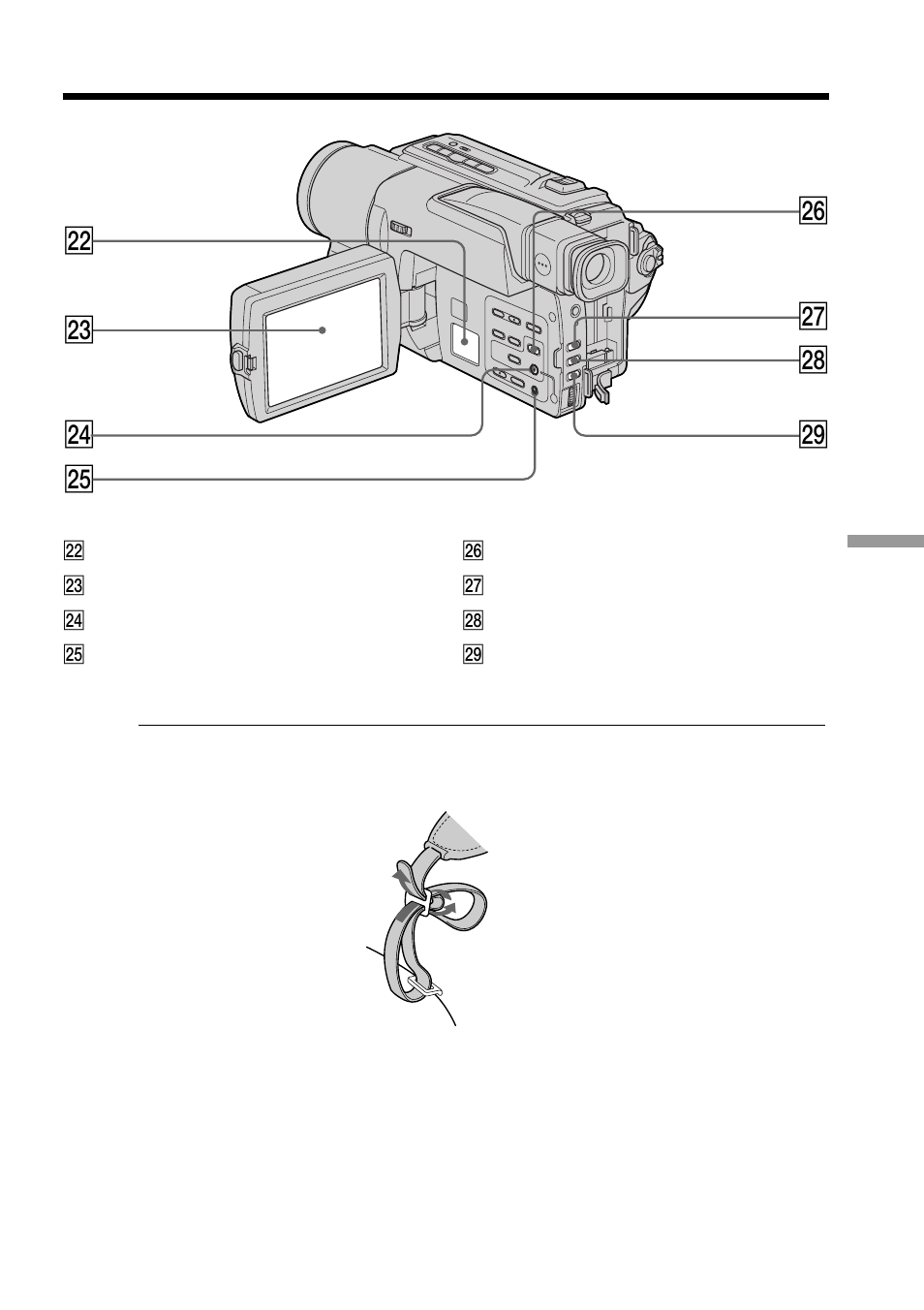 Ws wf wg wd wj wh wl wk | Sony CCD-TRV49 User Manual | Page 75 / 80