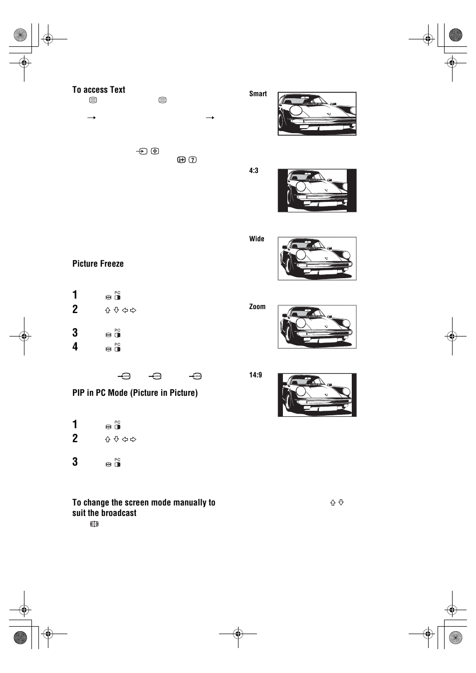 Sony BRAVIA KDL-20S2000 User Manual | Page 14 / 103