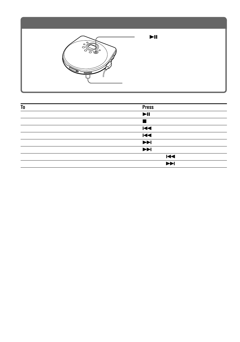 Play a cd | Sony D-EJ711 User Manual | Page 8 / 28