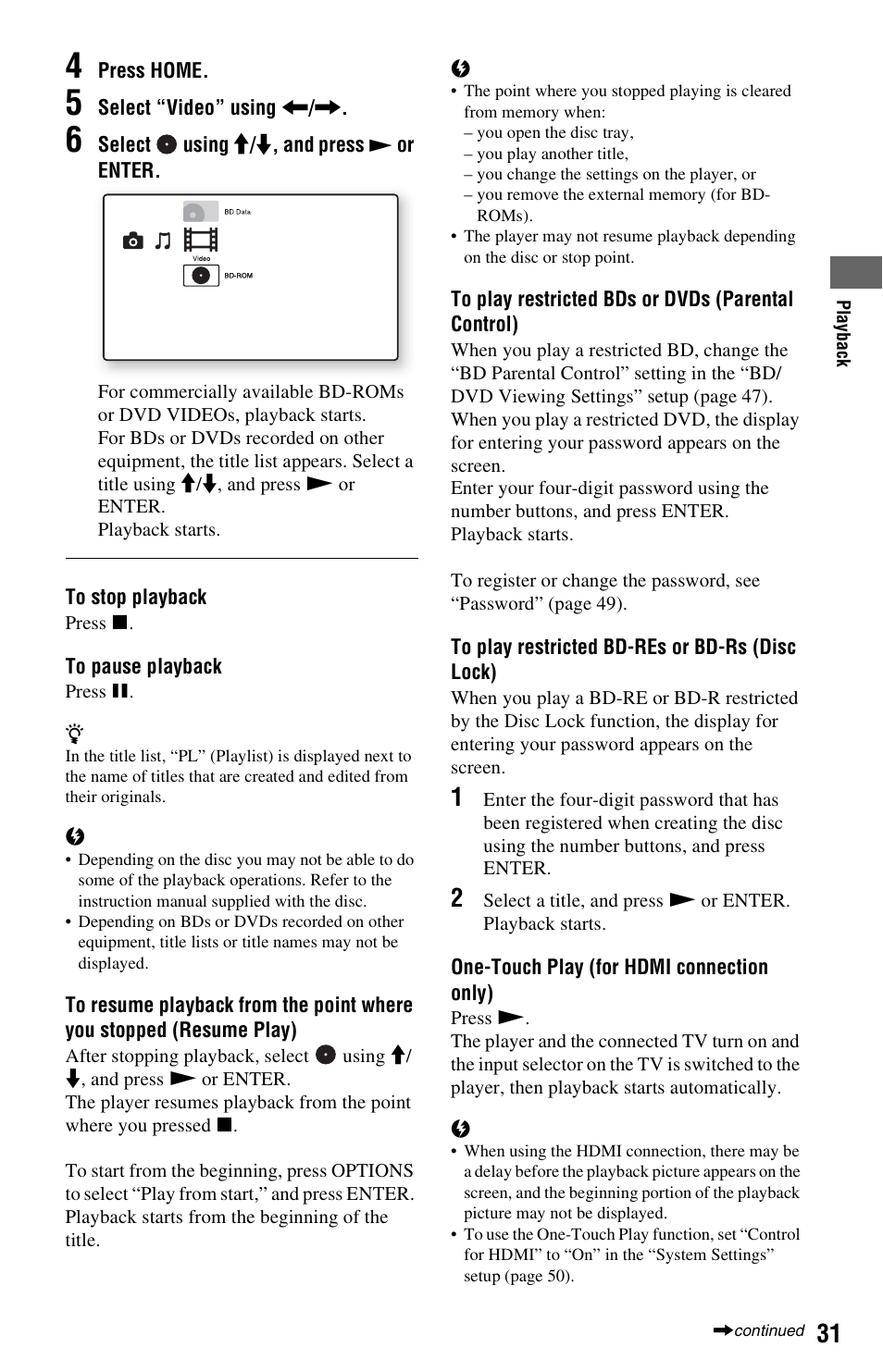 E 31 | Sony 3-452-775-11(1) User Manual | Page 31 / 71