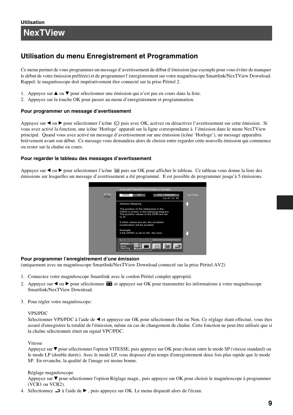 Nextview | Sony FD Trinitron KV-34FQ75 D User Manual | Page 39 / 160