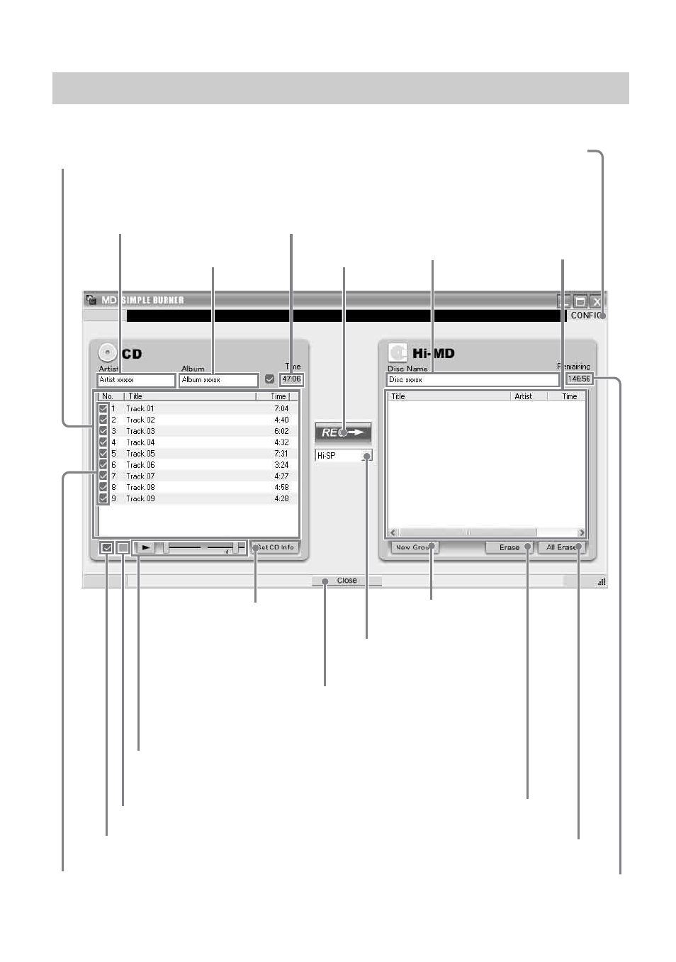 Sony WALKMAN MZ-NH1 User Manual | Page 106 / 128