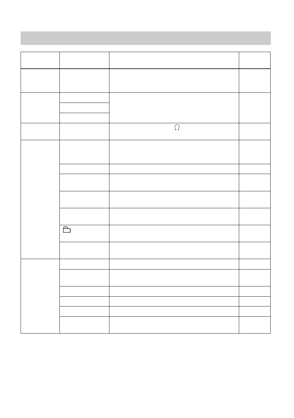 Menus of the recorder | Sony WALKMAN MZ-NH1 User Manual | Page 31 / 128