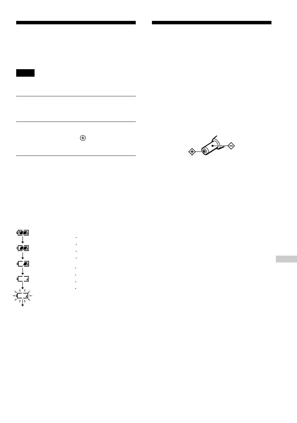 Using dry batteries, Notes on the power source, 23 using dry batteries | Sony D-FJ61 User Manual | Page 23 / 32