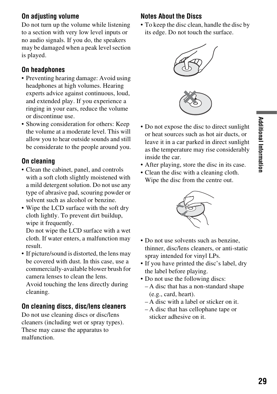 Sony DVP-FX950 User Manual | Page 29 / 36
