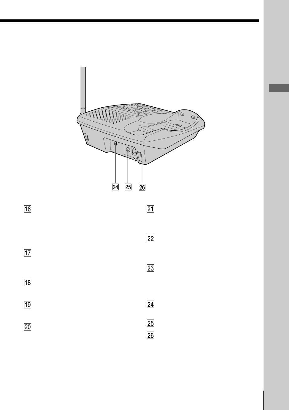 Getting started | Sony SPP-ID975 User Manual | Page 19 / 116