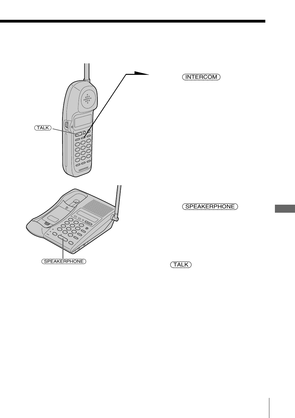 To transfer from the handset to the base phone | Sony SPP-ID975 User Manual | Page 39 / 116