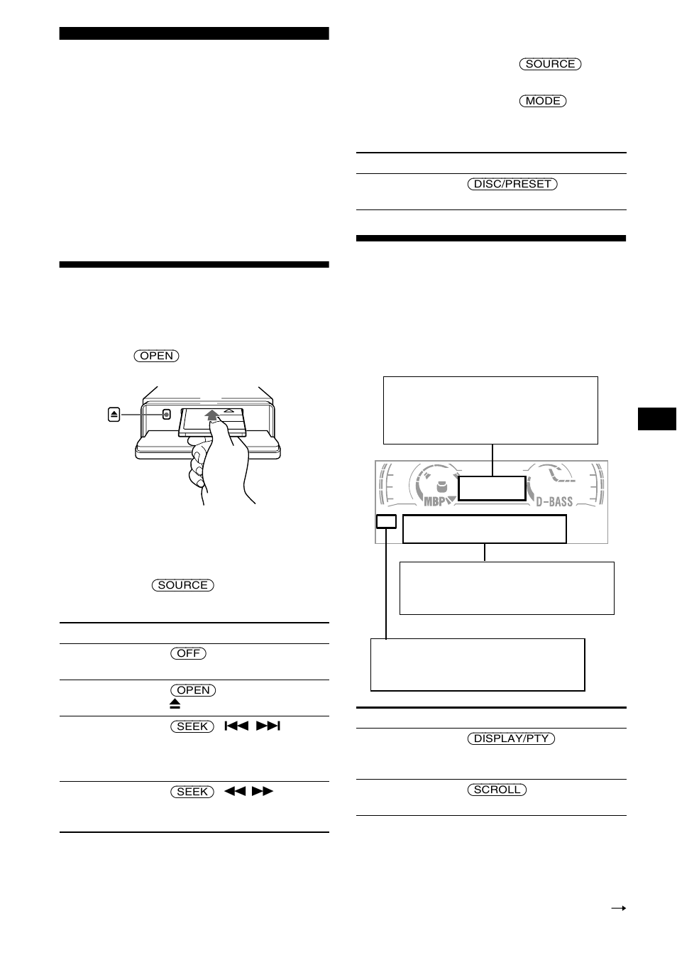Md-speler cd/md-apparatuur (los verkrijgbaar), Een disc afspelen, Weergave via het display | Een disc afspelen weergave via het display | Sony MDX-CA680 User Manual | Page 113 / 132