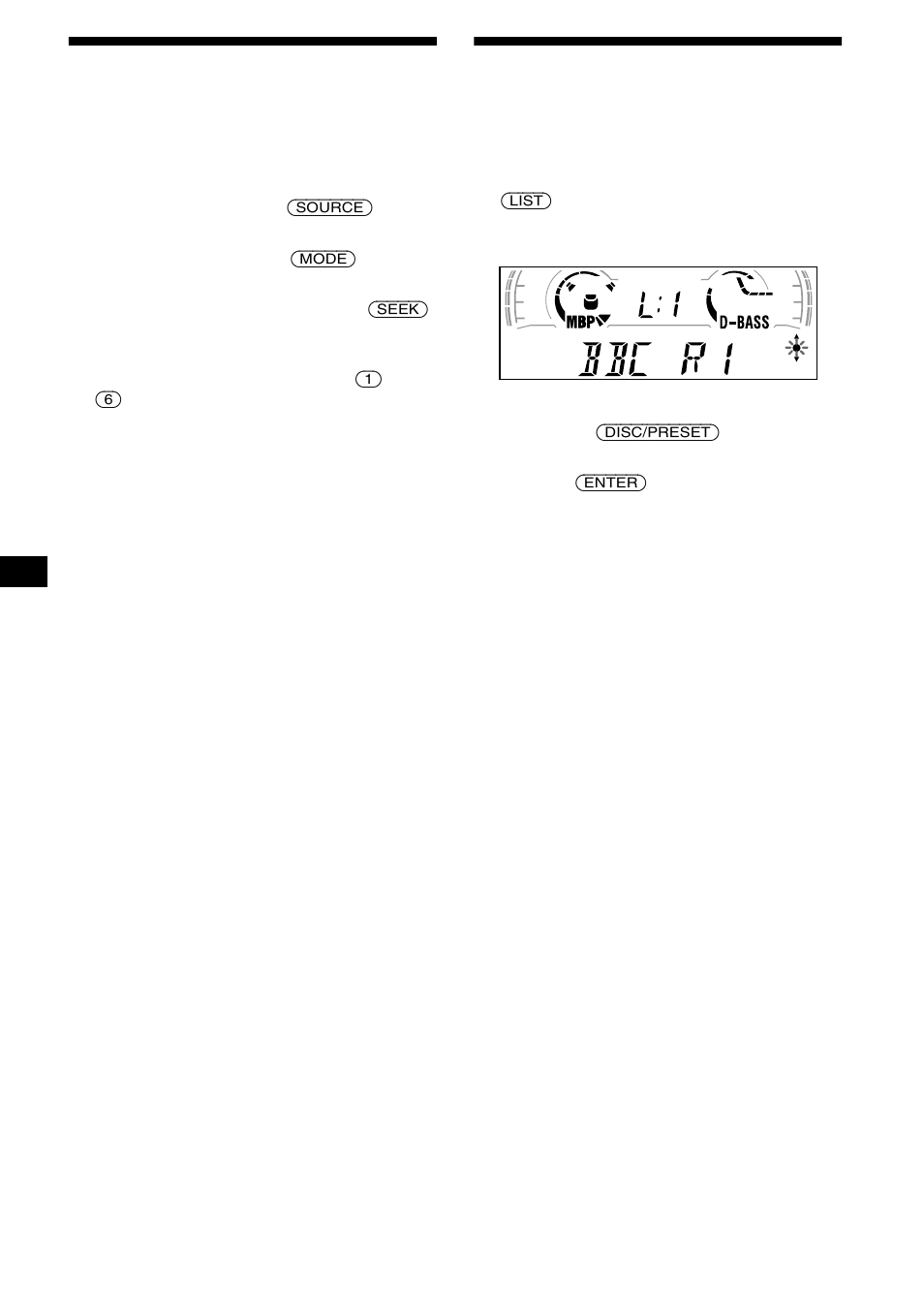 Alleen bepaalde zenders vastleggen, Afstemmen op een zender uit een lijst, List-up | 14 alleen bepaalde zenders vastleggen | Sony MDX-CA680 User Manual | Page 118 / 132