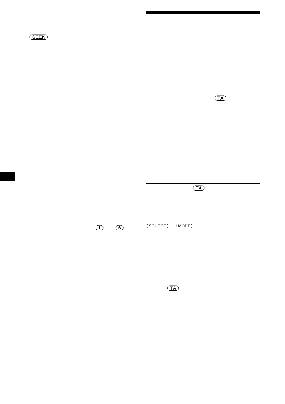 Verkeersinformatie beluisteren, Ta/tp | Sony MDX-CA680 User Manual | Page 120 / 132