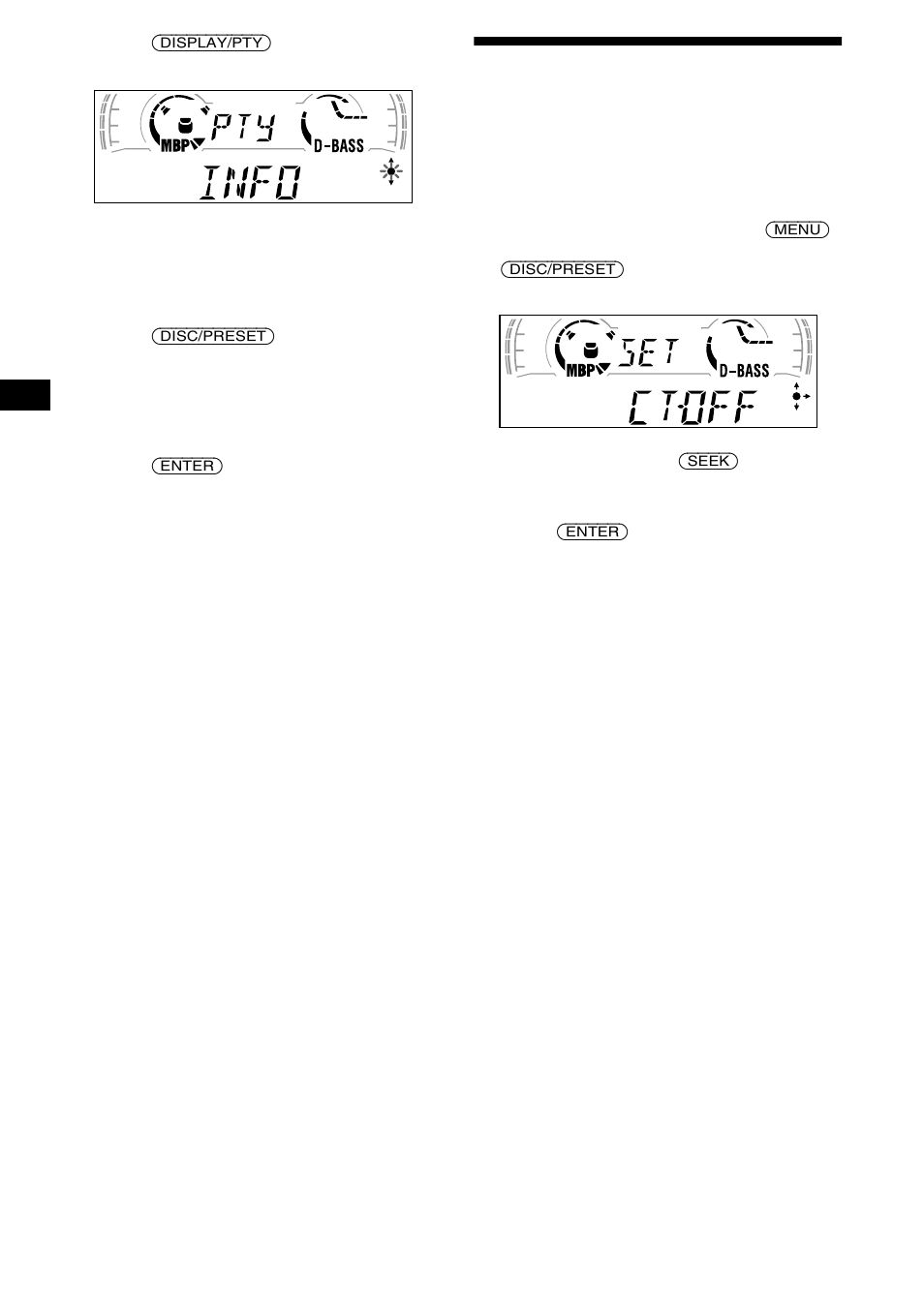 Setting the clock automatically | Sony MDX-CA680 User Manual | Page 18 / 132