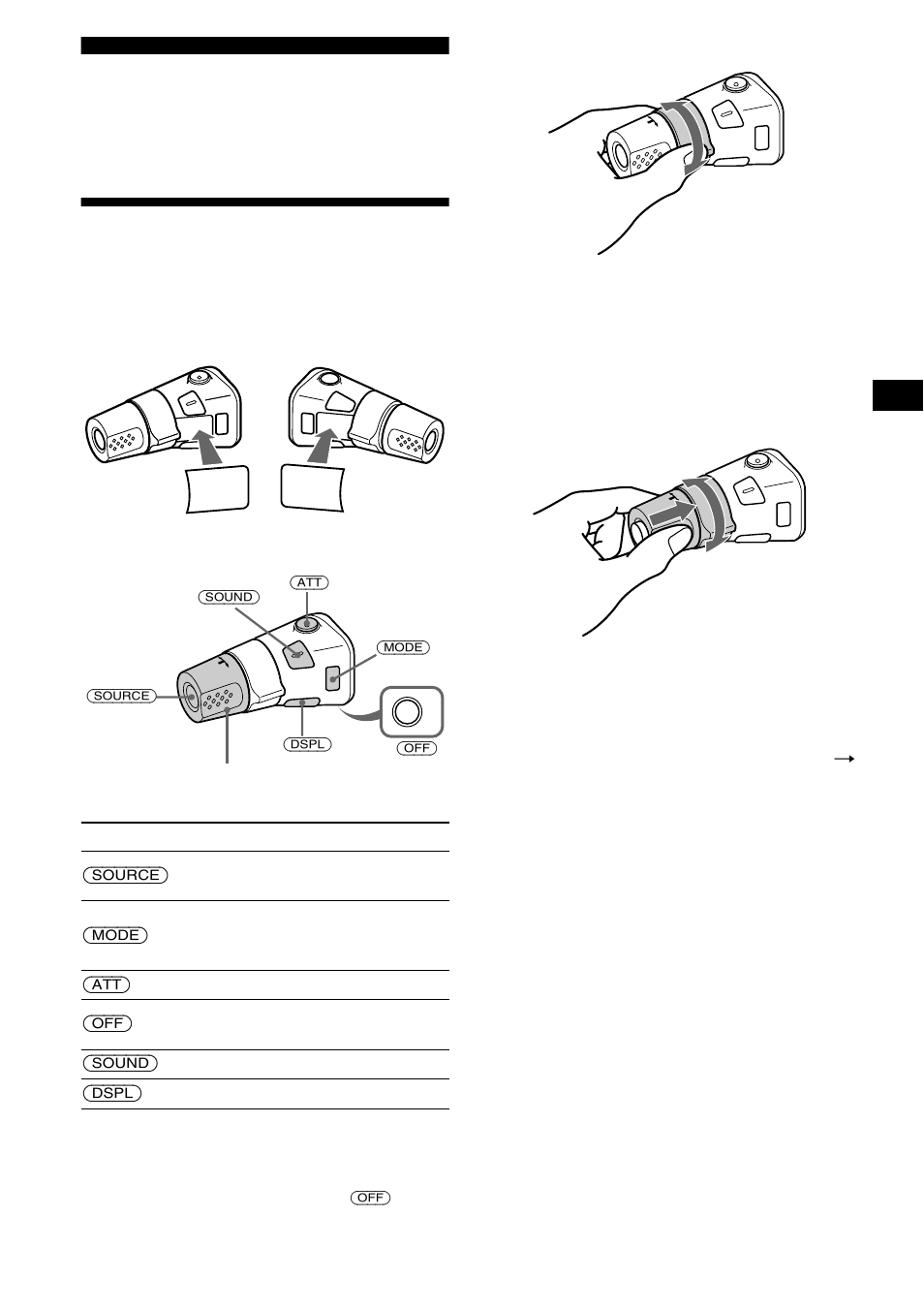 Other functions, Using the rotary commander | Sony MDX-CA680 User Manual | Page 19 / 132