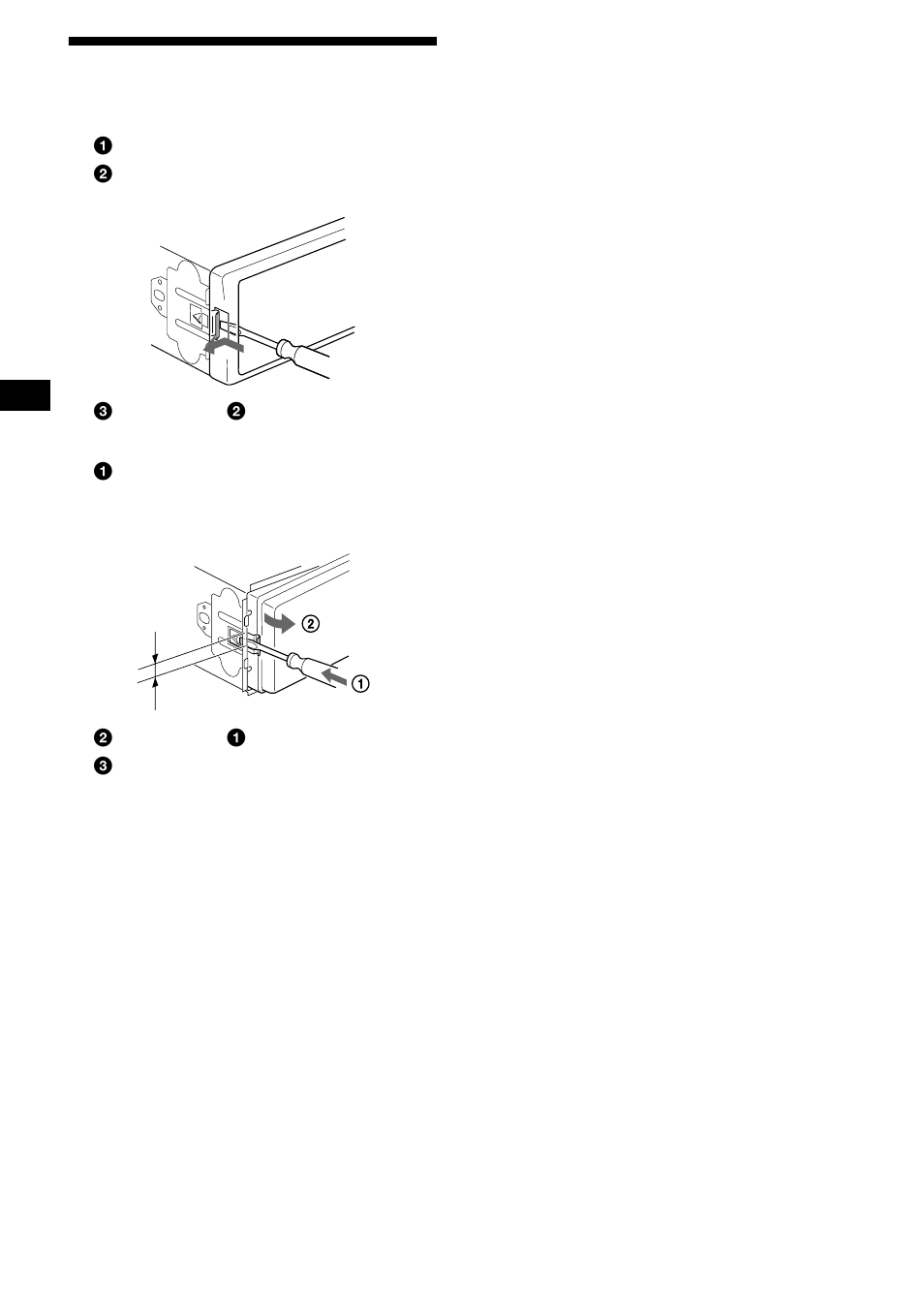 Removing the unit, 24 removing the unit | Sony MDX-CA680 User Manual | Page 24 / 132
