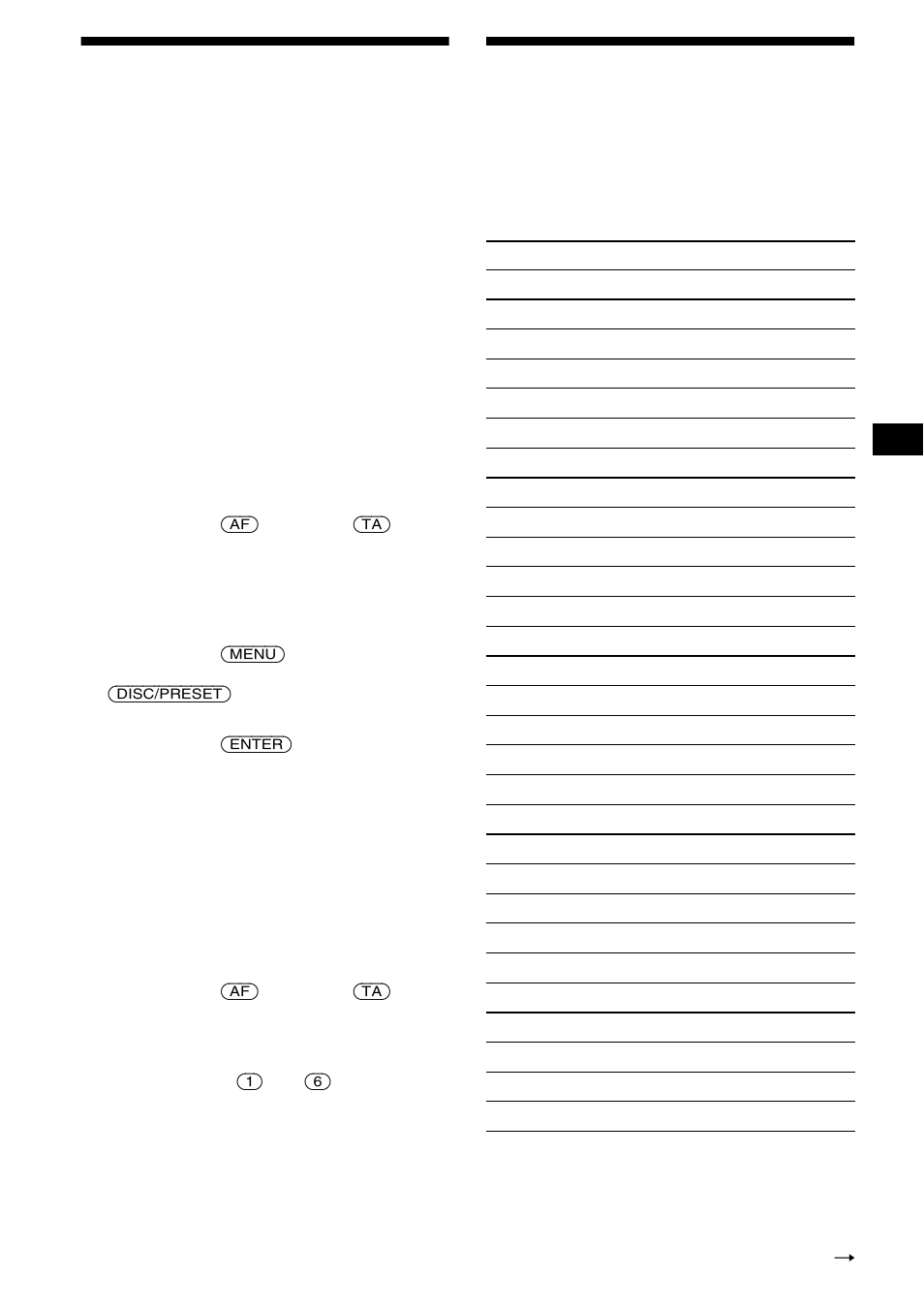 Einstellen von sendern nach programmtyp, Speichern von rds-sendern zusammen mit, Der af- und ta-einstellung | Seite 17 | Sony MDX-CA680 User Manual | Page 43 / 132