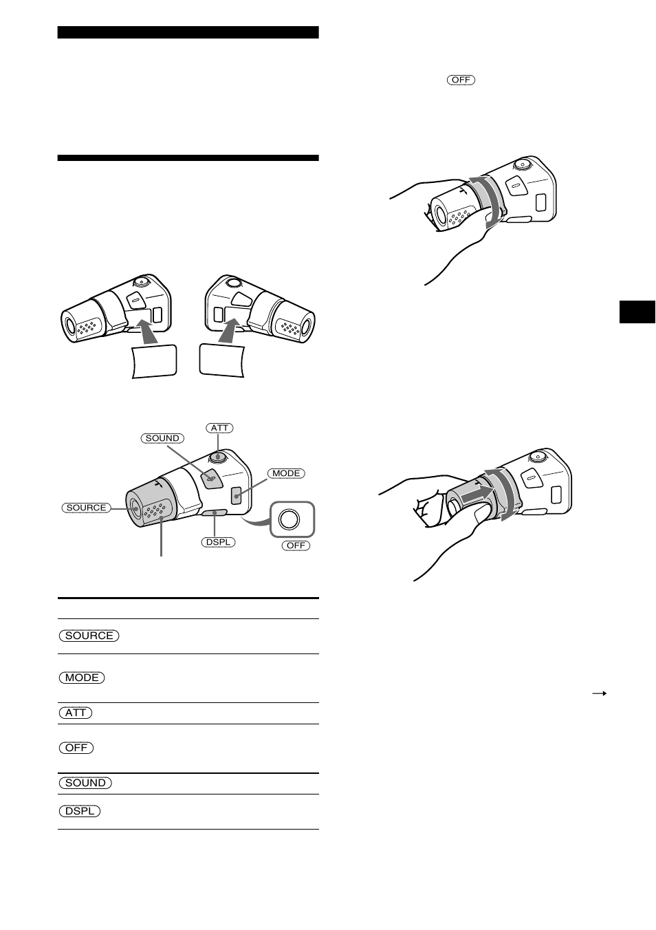 Weitere funktionen, Der joystick | Sony MDX-CA680 User Manual | Page 45 / 132