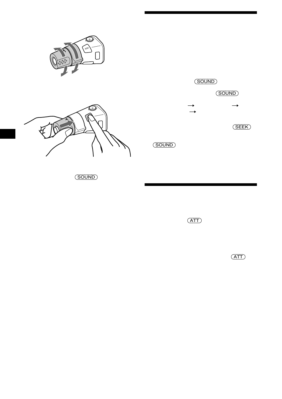 Einstellen der klangeigenschaften, Schnelles dämpfen des tons | Sony MDX-CA680 User Manual | Page 46 / 132