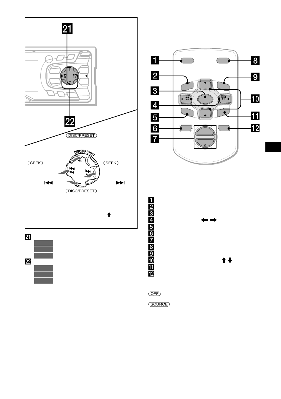 Mini-télécommande rm-x114 (en option) | Sony MDX-CA680 User Manual | Page 57 / 132