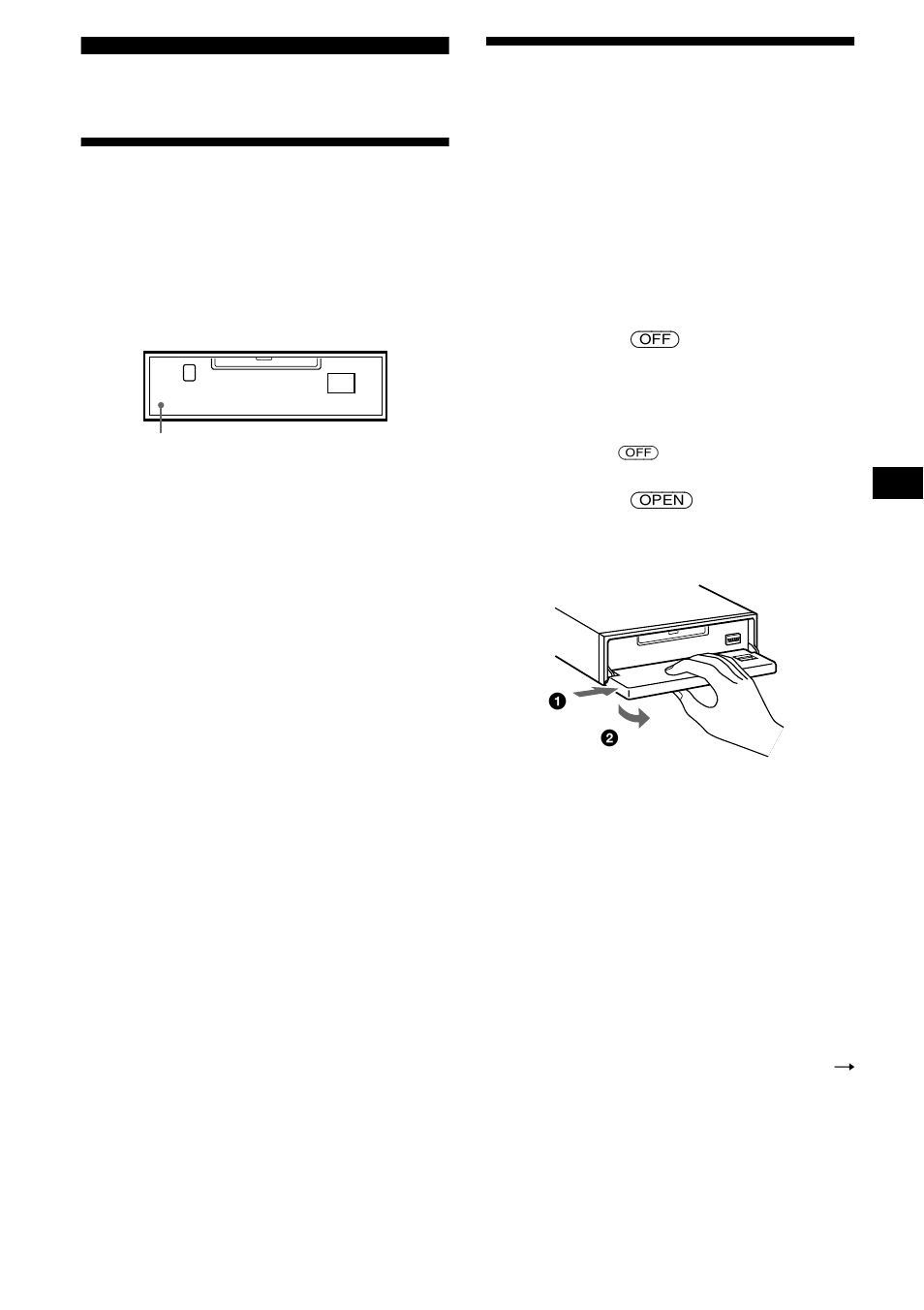 Préparation, Réinitialisation de l’appareil, Retrait de la façade | Sony MDX-CA680 User Manual | Page 59 / 132
