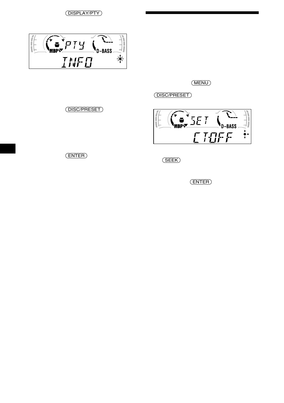 Réglage automatique de l’heure | Sony MDX-CA680 User Manual | Page 70 / 132