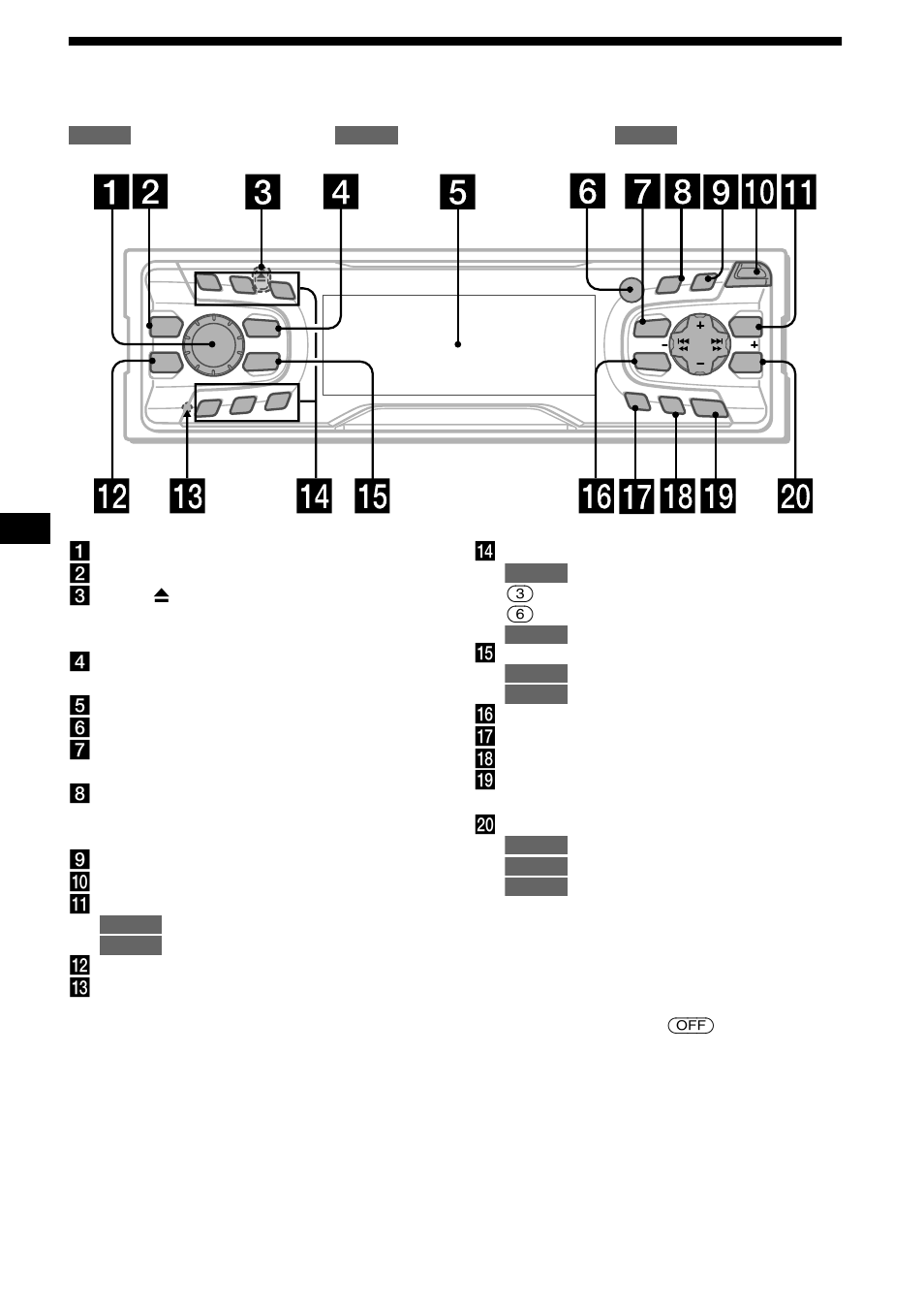 Posizione dei comandi, 4posizione dei comandi | Sony MDX-CA680 User Manual | Page 82 / 132