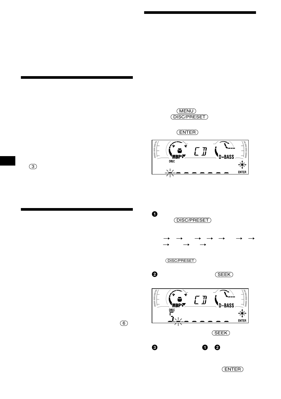 Riproduzione ripetuta dei brani, Riproduzione dei brani in ordine casuale, Assegnazione di un nome a un cd | Riproduzione ripetuta, Riproduzione in ordine casuale, Funzione di promemoria disco | Sony MDX-CA680 User Manual | Page 88 / 132