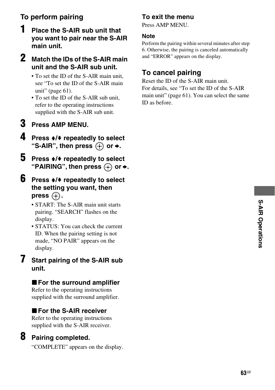 Sony STR-DH710 User Manual | Page 63 / 100