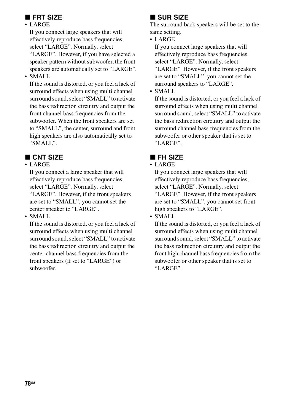 Sony STR-DH710 User Manual | Page 78 / 100