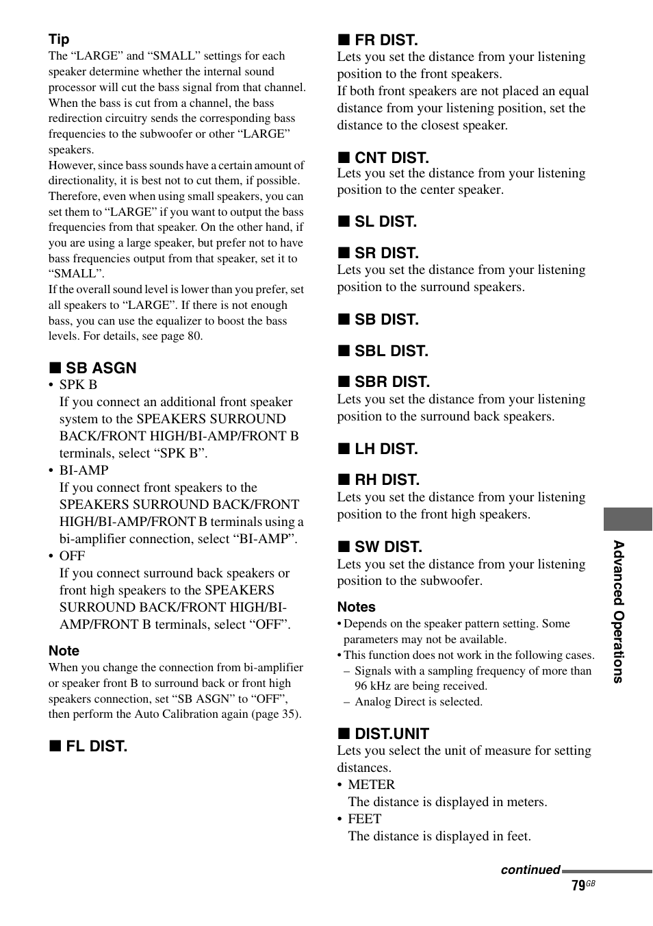 Sony STR-DH710 User Manual | Page 79 / 100