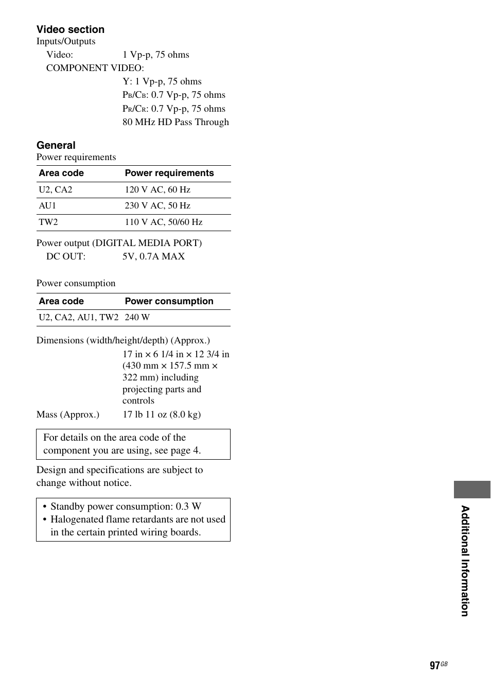 Sony STR-DH710 User Manual | Page 97 / 100