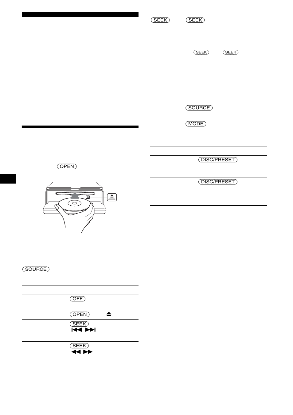 Reproductor de cd unidad de cd/md (opcional), Reproducción de discos | Sony CDX-FW500 User Manual | Page 34 / 52
