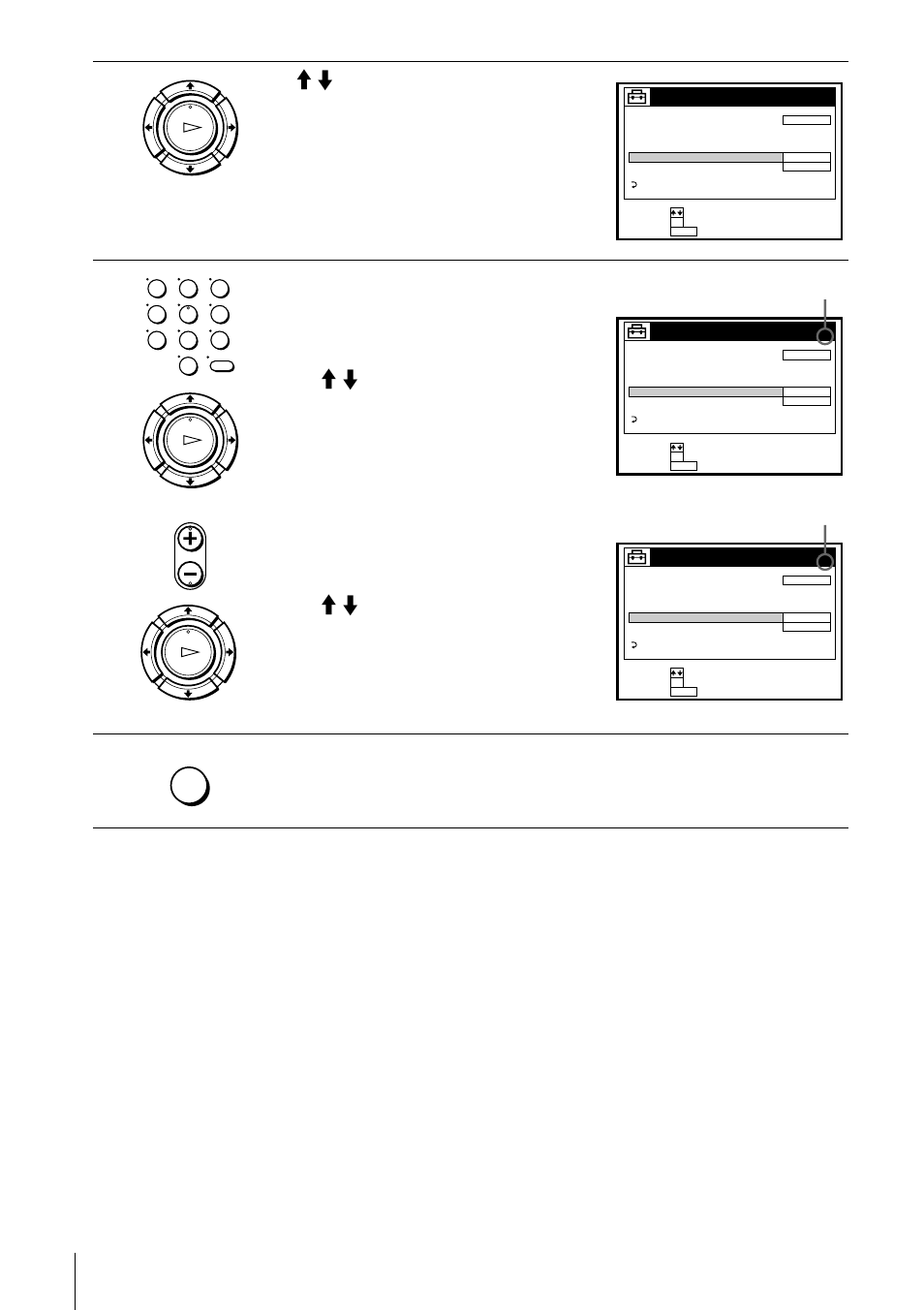 Press m/m to highlight tuner preset, then press ok, Press ok, Press ch +/– to select the channel number | Sony SLV-AX10 User Manual | Page 34 / 84