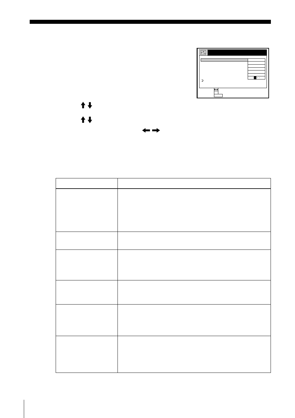 Changing menu options | Sony SLV-AX10 User Manual | Page 68 / 84