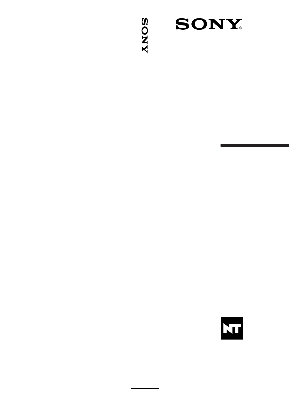 Sony NT-2 User Manual | 153 pages