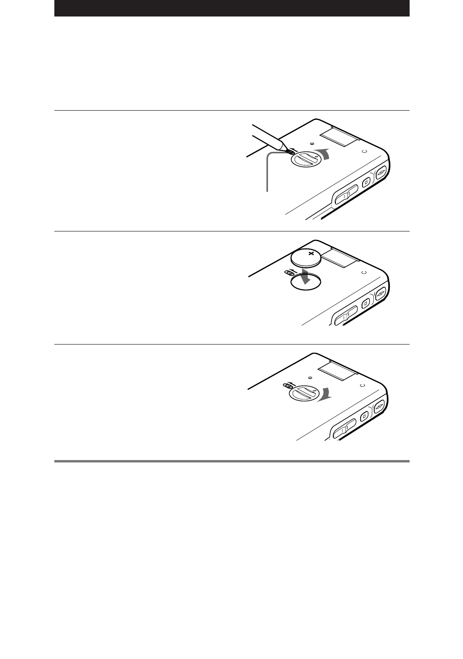 Instalación de una pila de litio | Sony NT-2 User Manual | Page 122 / 153