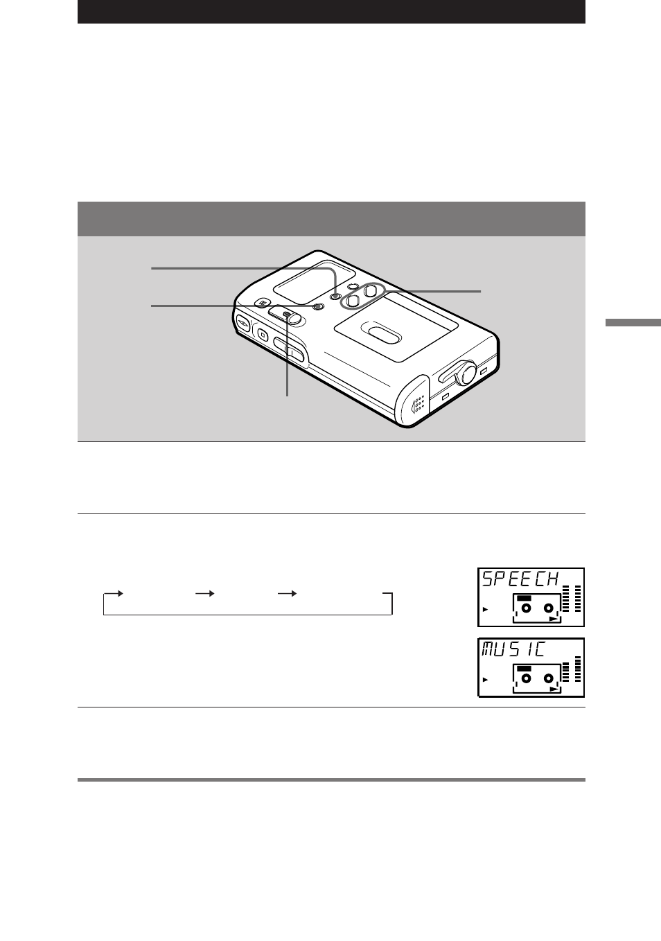 Ajuste del nivel de grabación, Selección del modo de ajuste automático, E grabación | Nota | Sony NT-2 User Manual | Page 129 / 153