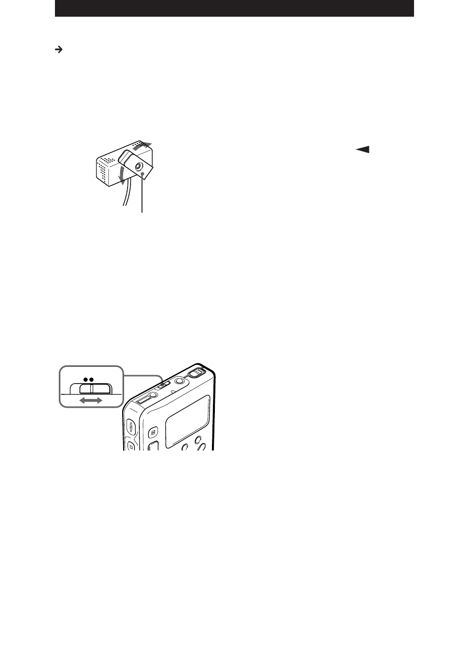 Mrecording with a microphone | Sony NT-2 User Manual | Page 14 / 153