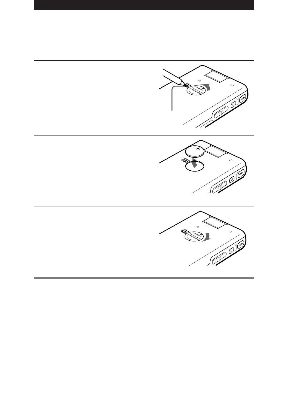 Installation d’une pile au lithium | Sony NT-2 User Manual | Page 46 / 153