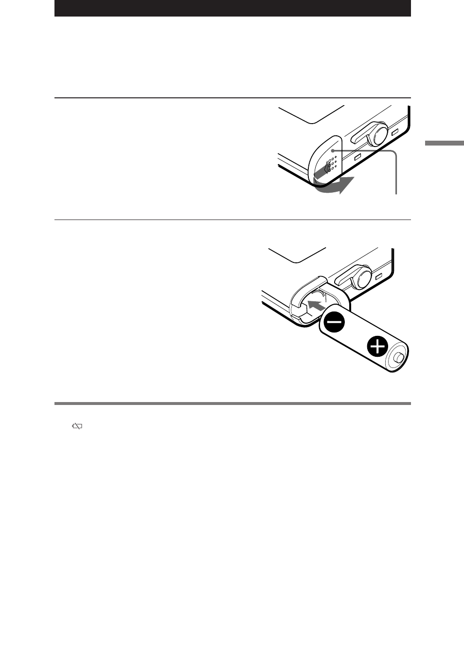 Using on a dry battery | Sony NT-2 User Manual | Page 7 / 153