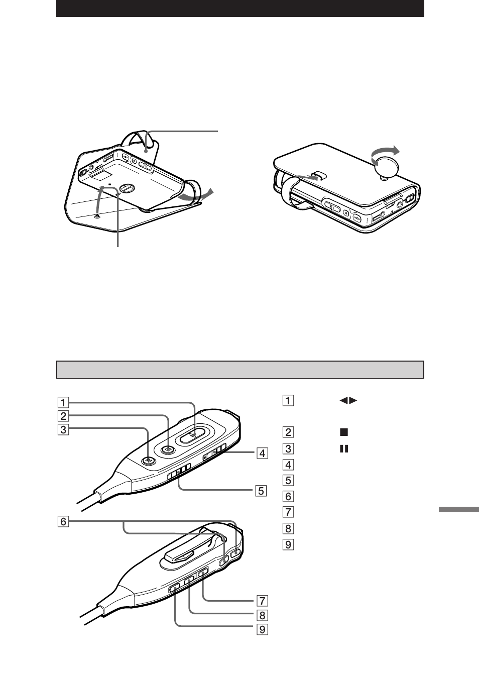 La commande à distance | Sony NT-2 User Manual | Page 75 / 153