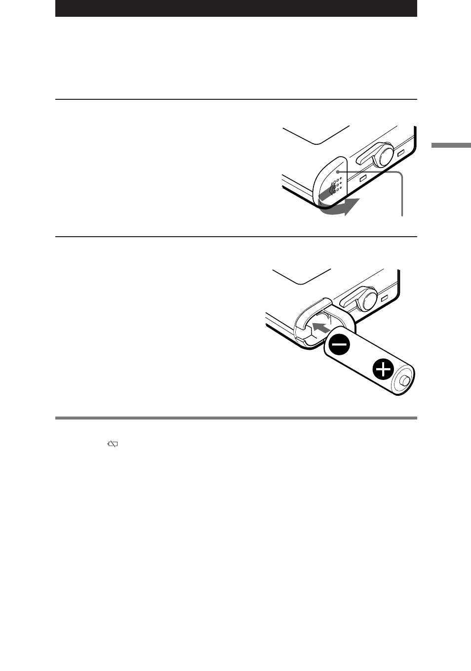 Betrieb mit einer trockenbatterie | Sony NT-2 User Manual | Page 83 / 153