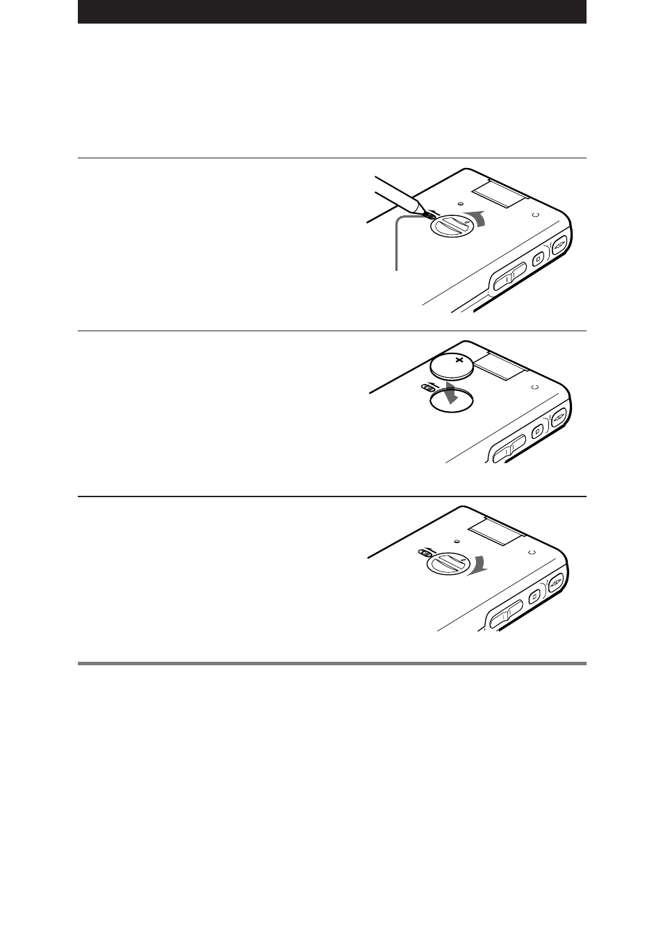 Einlegen einer lithiumbatterie | Sony NT-2 User Manual | Page 84 / 153