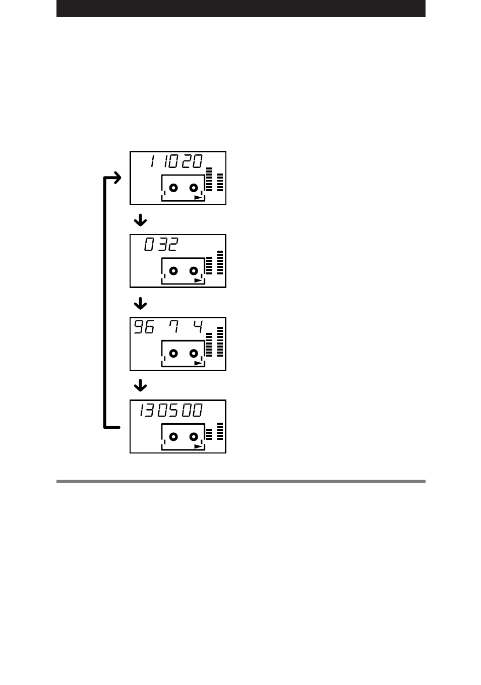 Display-anzeigen während der wiedergabe, So stellen sie den bandzähler auf 0 | Sony NT-2 User Manual | Page 98 / 153